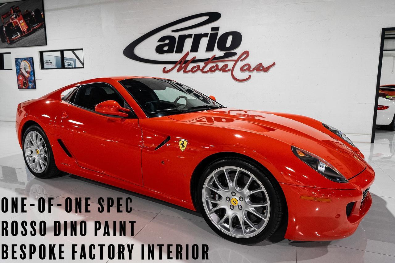 2008 Ferrari 599 GTB Fiorano ONE-OF-ONE SPEC! Rosso Dino paint, bespoke factory interior AND MUCH MORE!!