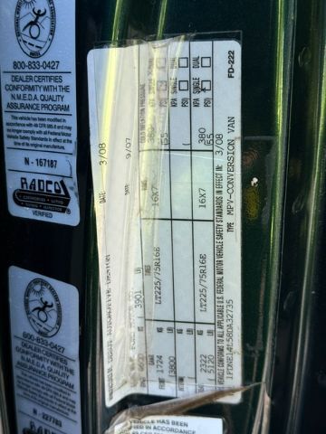 2008 Ford Econoline E-150 Recreational Van 138.0 INCH WB Charlotte NC