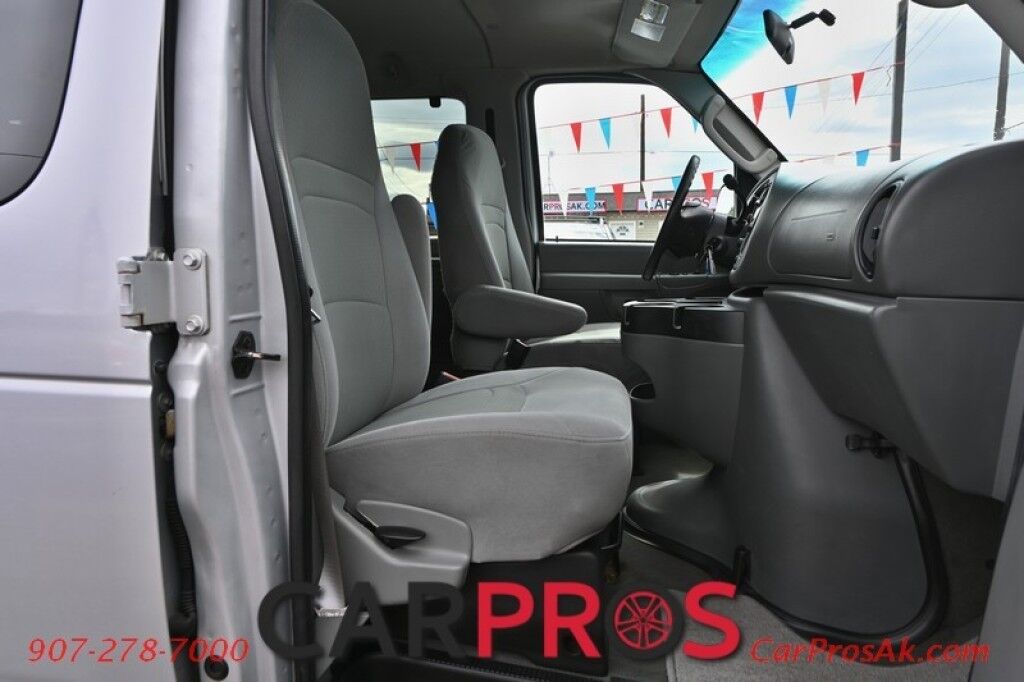 2008 Ford Econoline E350 Passenger Van XLT - 5.4L V8 - Seats 12 - Power Locks, Windows & Mirrors - Fixed Running Boards - Rear Parking Sensors - Cruise Control - Keyless Entry - Aluminum Wheels Anchorage AK