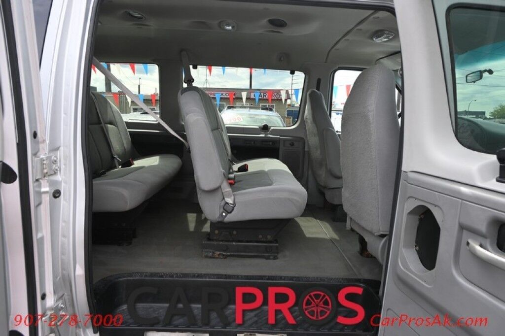 2008 Ford Econoline E350 Passenger Van XLT - 5.4L V8 - Seats 12 - Power Locks, Windows & Mirrors - Fixed Running Boards - Rear Parking Sensors - Cruise Control - Keyless Entry - Aluminum Wheels Anchorage AK