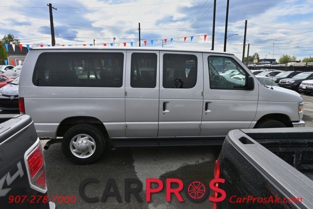 2008 Ford Econoline E350 Passenger Van XLT - 5.4L V8 - Seats 12 - Power Locks, Windows & Mirrors - Fixed Running Boards - Rear Parking Sensors - Cruise Control - Keyless Entry - Aluminum Wheels Anchorage AK