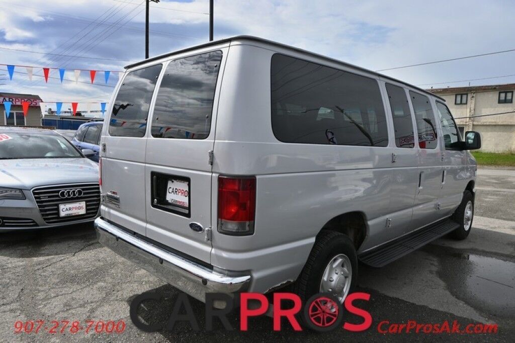 2008 Ford Econoline E350 Passenger Van XLT - 5.4L V8 - Seats 12 - Power Locks, Windows & Mirrors - Fixed Running Boards - Rear Parking Sensors - Cruise Control - Keyless Entry - Aluminum Wheels Anchorage AK
