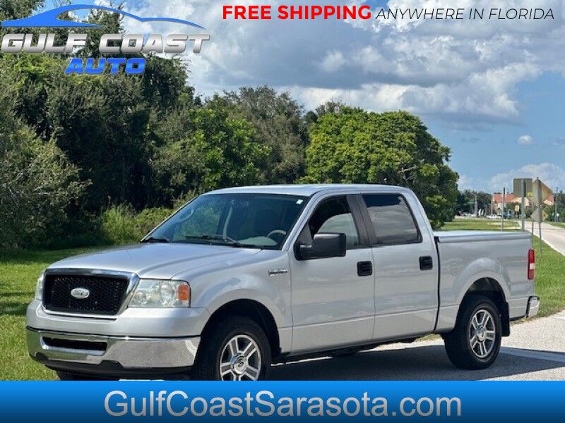 2008 Ford F-150 XLT CREW CAB NICE TRUCK ICE COLD AC RUNS GREAT NEWER TIRES LEATHER FREE SHIPPING IN FLORIDA Sarasota FL
