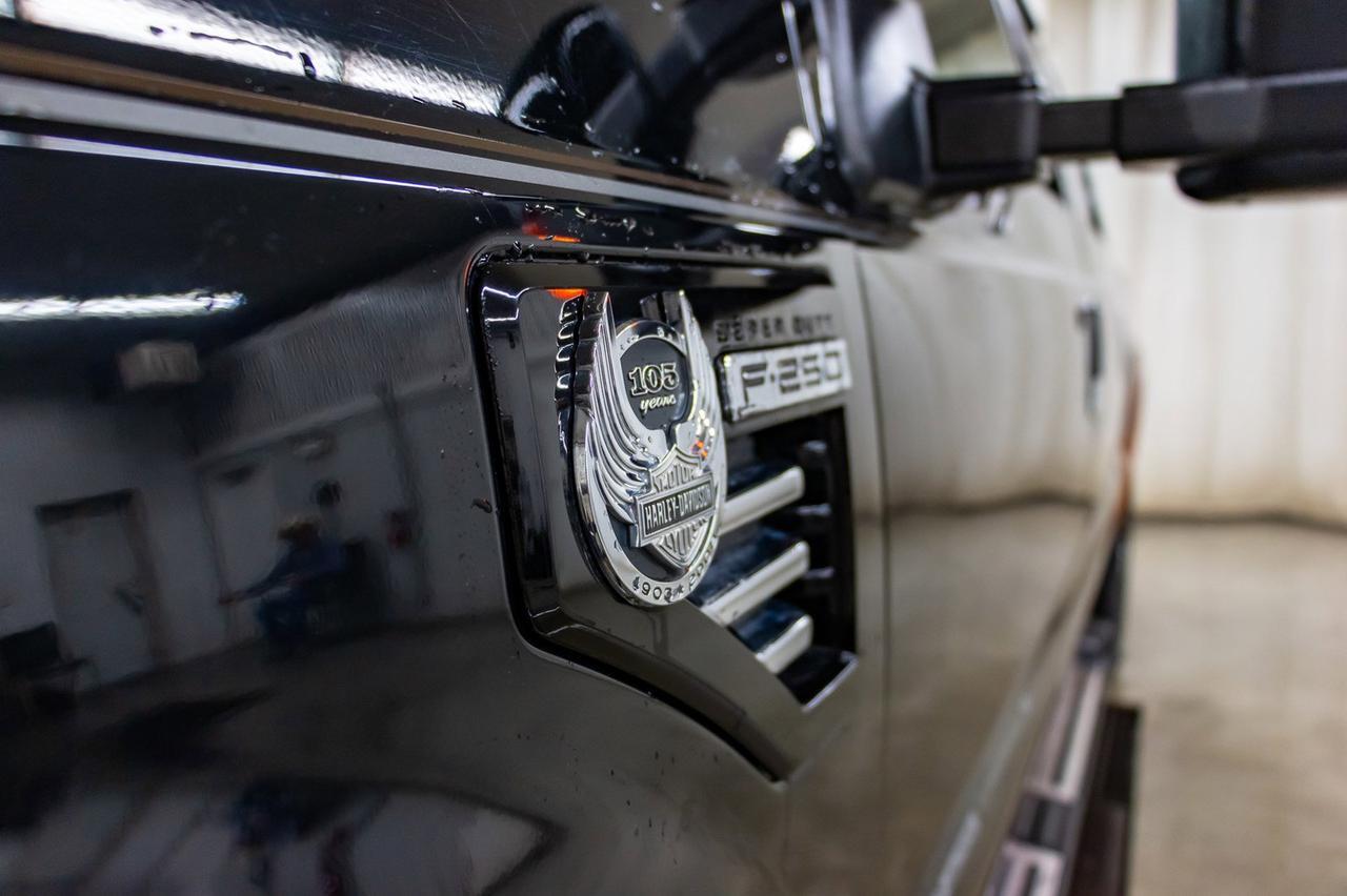 2008 Ford F-250 4x4 Crew Cab Harley Davidson Diesel Leather Roof Red Deer AB