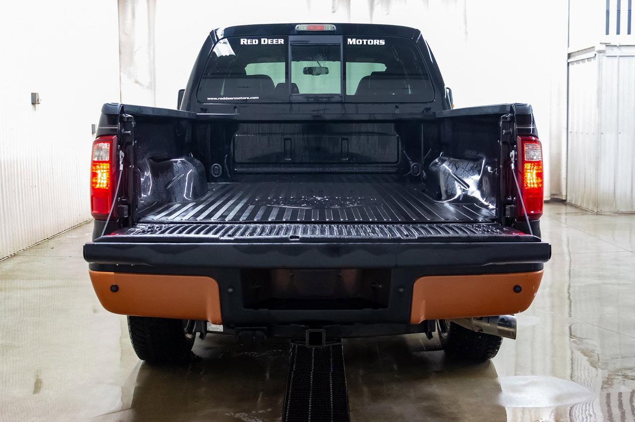 2008 Ford F-250 4x4 Crew Cab Harley Davidson Diesel Leather Roof Red Deer AB