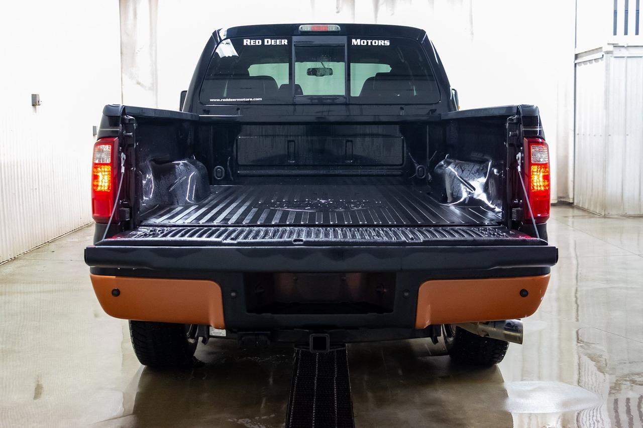 2008 Ford F-250 4x4 Crew Cab Harley Davidson Diesel Leather Roof Red Deer AB