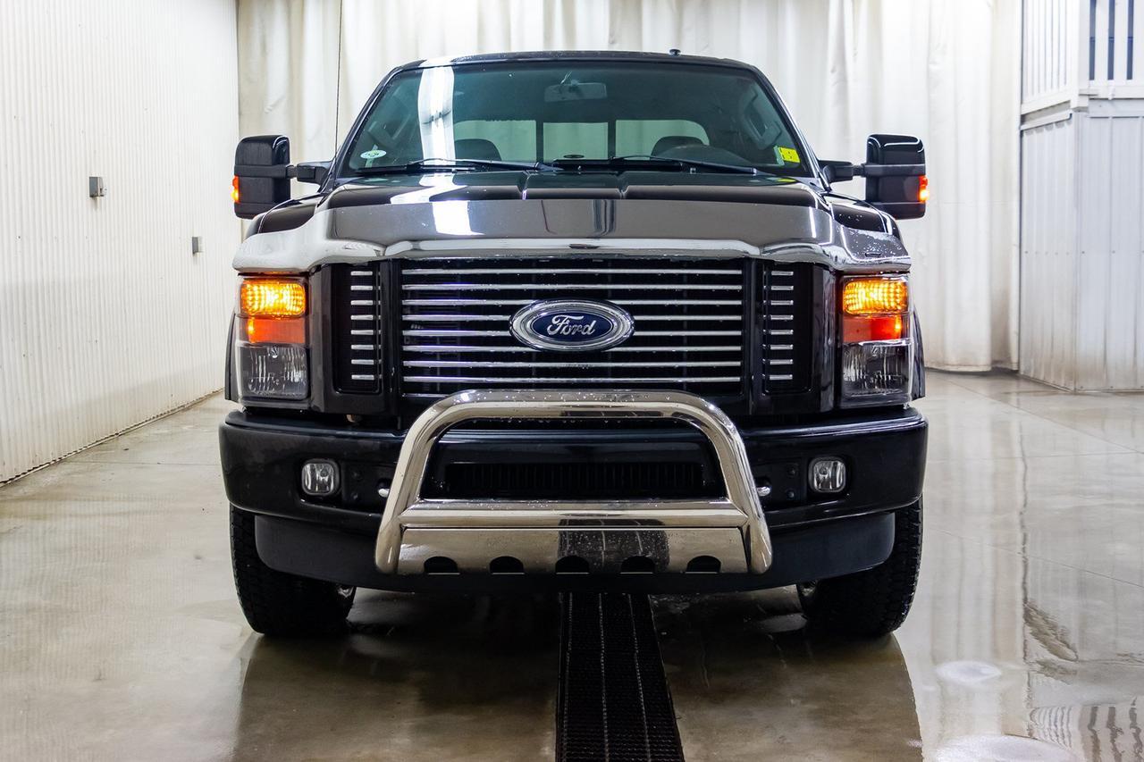 2008 Ford F-250 4x4 Crew Cab Harley Davidson Diesel Leather Roof Red Deer AB