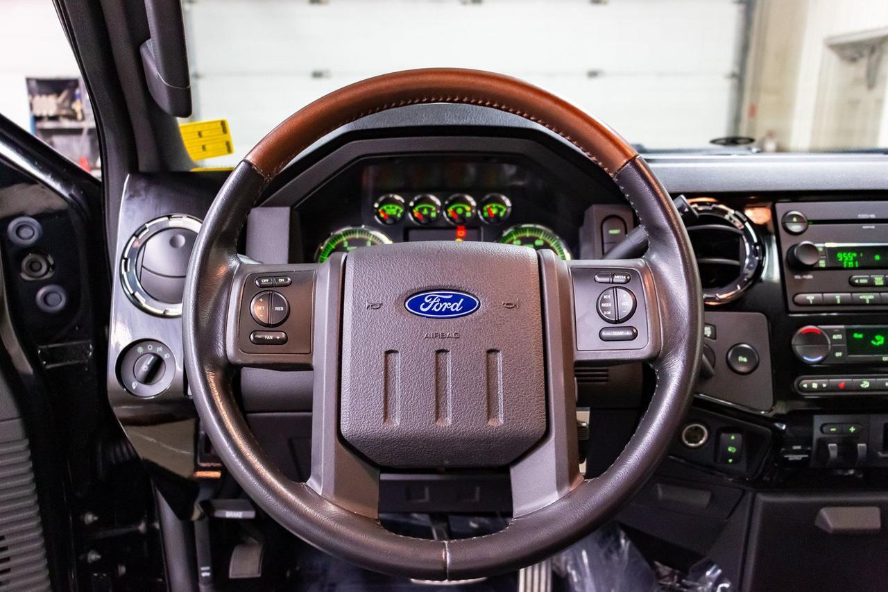 2008 Ford F-250 4x4 Crew Cab Harley Davidson Diesel Leather Roof Red Deer AB