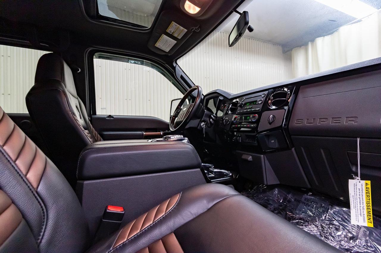 2008 Ford F-250 4x4 Crew Cab Harley Davidson Diesel Leather Roof Red Deer AB