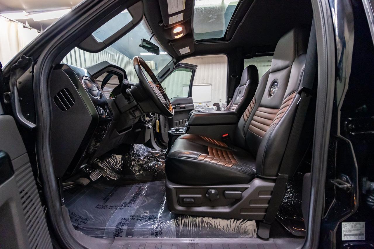 2008 Ford F-250 4x4 Crew Cab Harley Davidson Diesel Leather Roof Red Deer AB