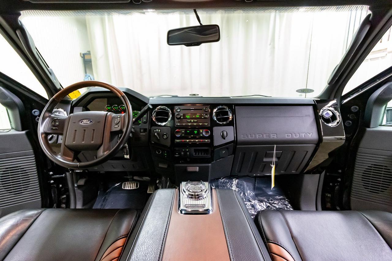 2008 Ford F-250 4x4 Crew Cab Harley Davidson Diesel Leather Roof Red Deer AB