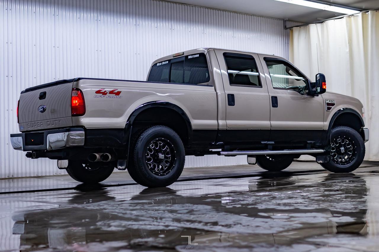 2008 Ford F-250 4x4 Crew Cab Lariat Diesel Leather BCam Red Deer AB