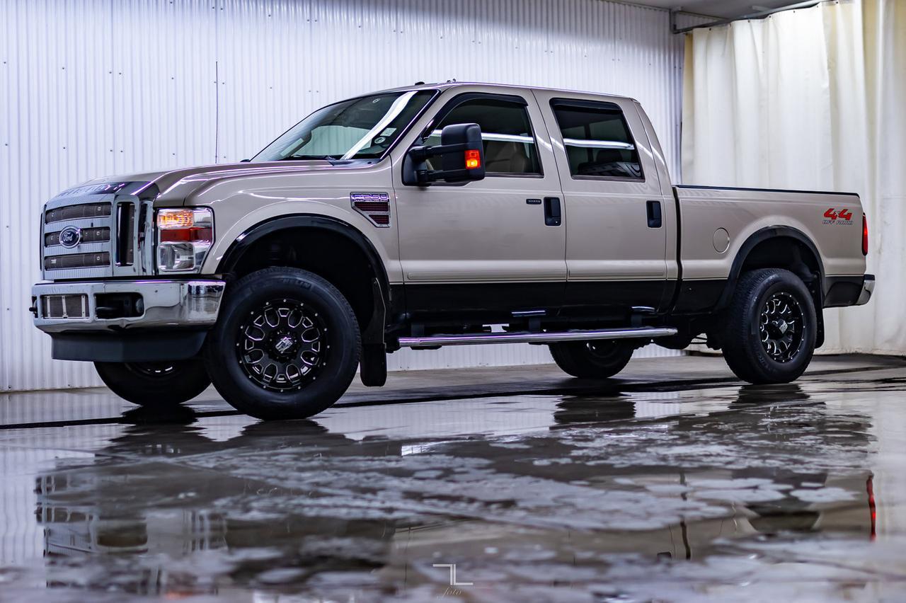 2008 Ford F-250 4x4 Crew Cab Lariat Diesel Leather BCam Red Deer AB