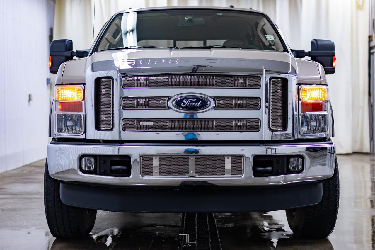 2008 Ford F-250 4x4 Crew Cab Lariat Diesel Leather BCam Red Deer AB