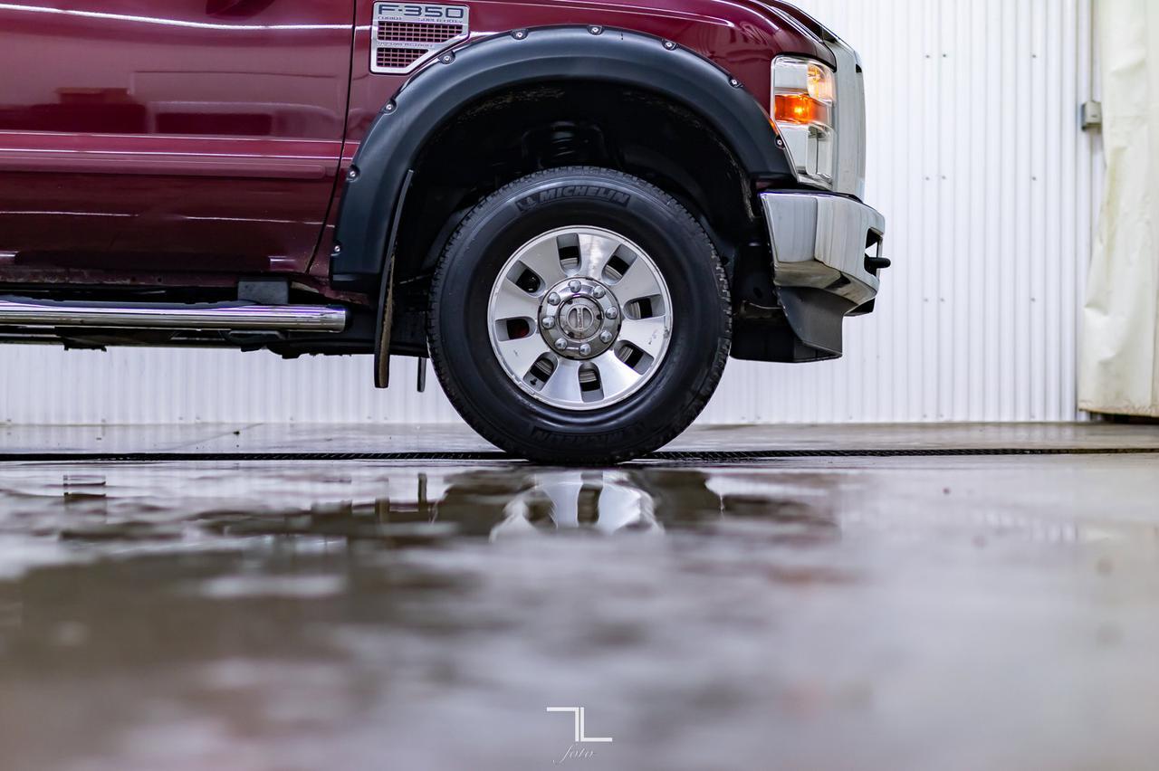 2008 Ford F-350 4x4 Crew Cab Lariat Diesel Leather Roof Red Deer AB