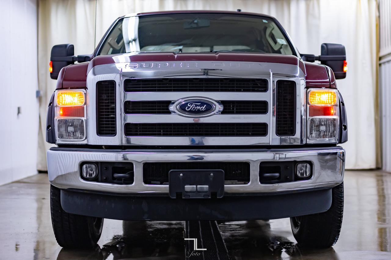 2008 Ford F-350 4x4 Crew Cab Lariat Diesel Leather Roof Red Deer AB