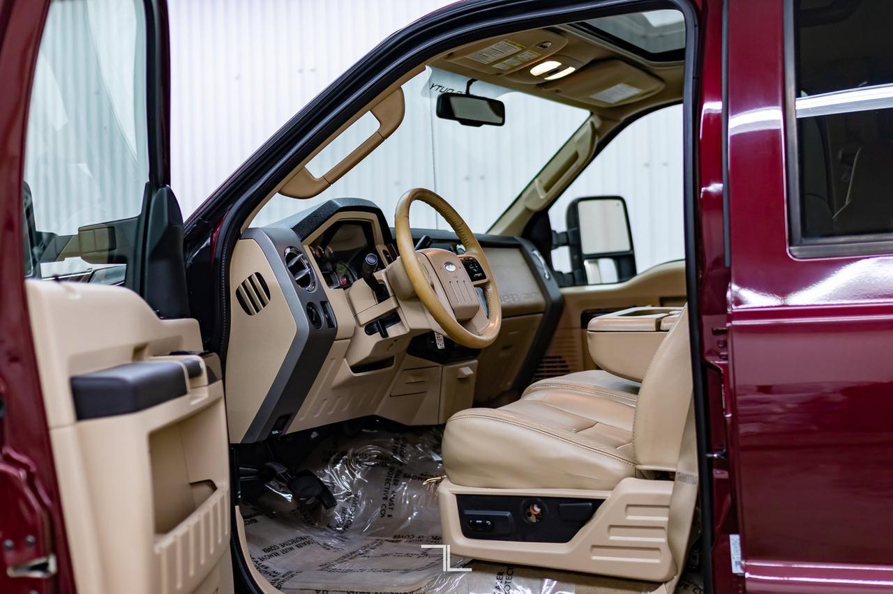 2008 Ford F-350 4x4 Crew Cab Lariat Diesel Leather Roof Red Deer AB