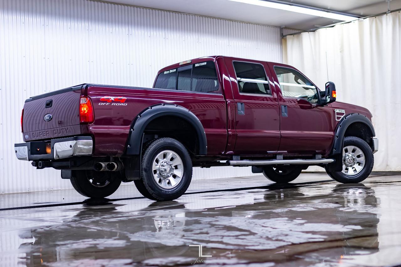 2008 Ford F-350 4x4 Crew Cab Lariat Diesel Leather Roof Red Deer AB