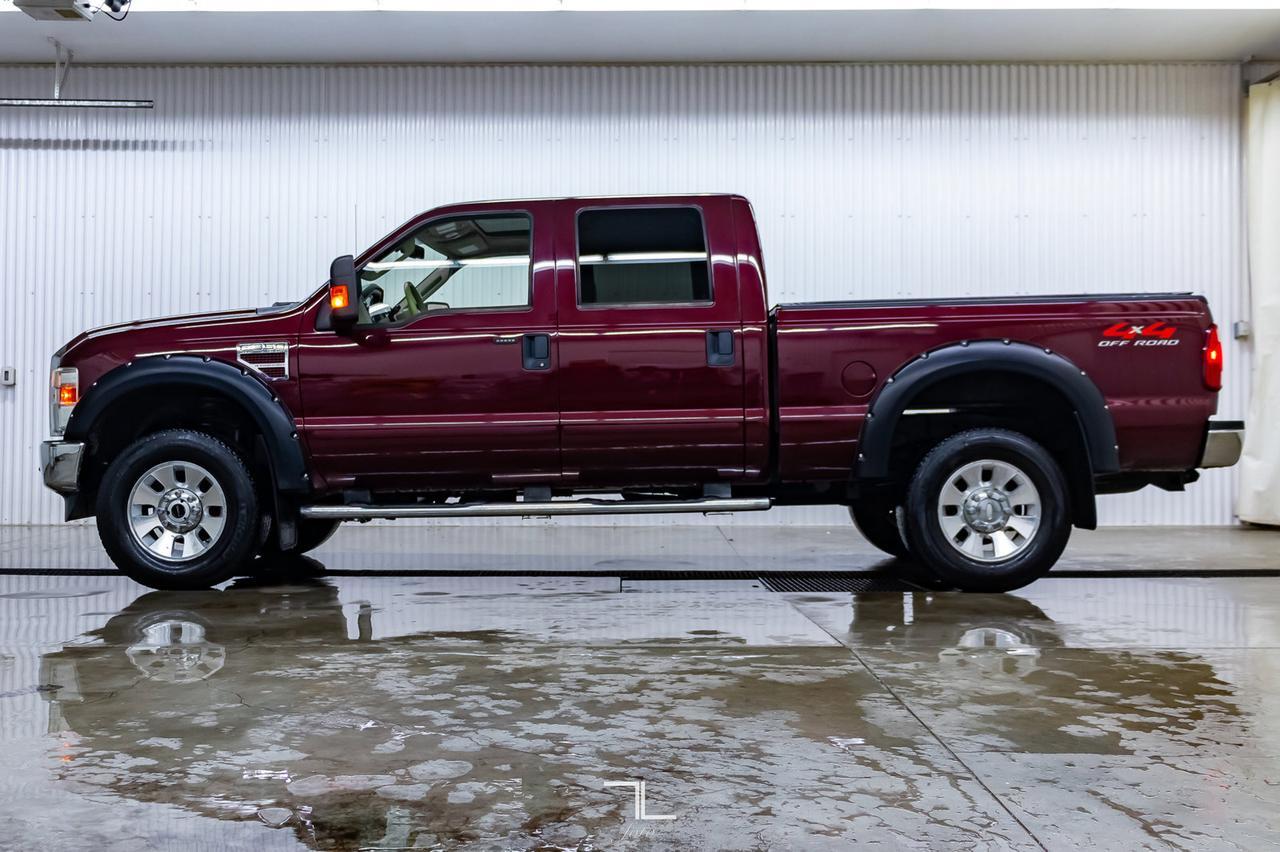 2008 Ford F-350 4x4 Crew Cab Lariat Diesel Leather Roof Red Deer AB