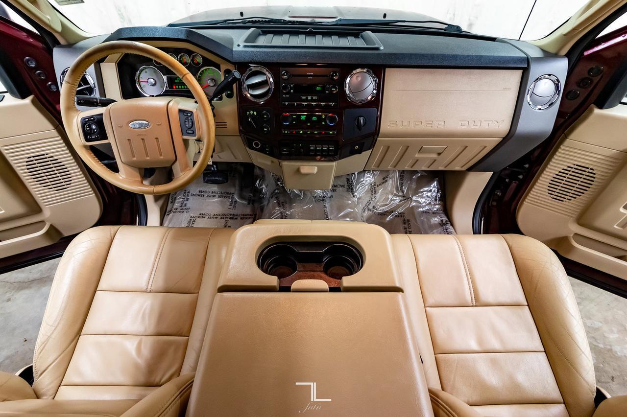 2008 Ford F-350 4x4 Crew Cab Lariat Diesel Leather Roof Red Deer AB