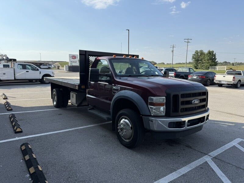 2008 Ford F-450 4x4 Diesel 14' Flatbed 61k XL Collinsville OK