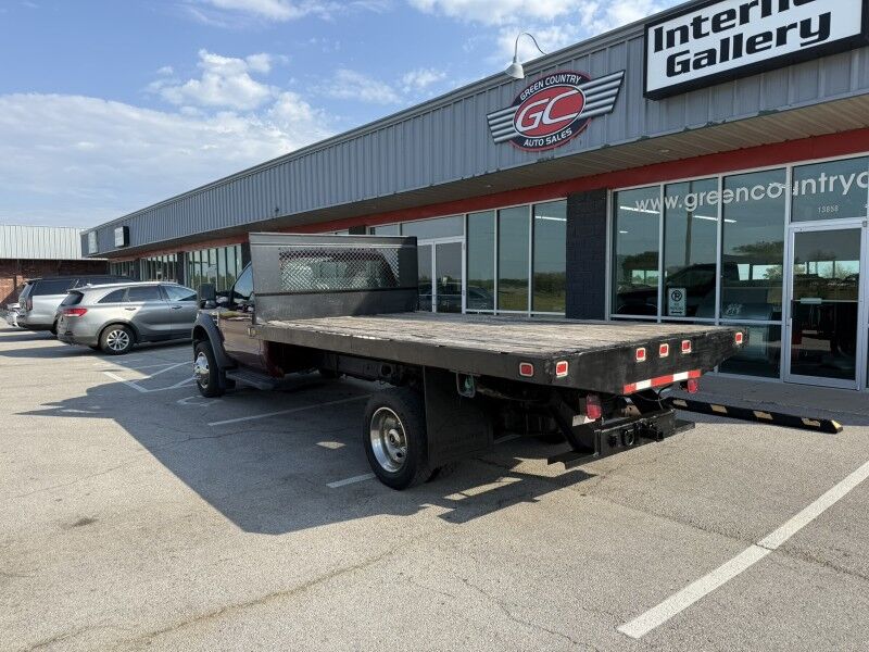 2008 Ford F-450 4x4 Diesel 14' Flatbed 61k XL Collinsville OK