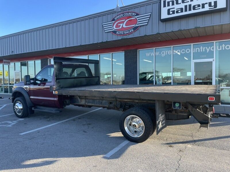 2008 Ford F-450 4x4 Diesel 14' Flatbed 61k exempt mi's XL Collinsville OK