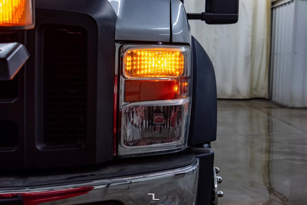 2008 Ford F-450 4x4 Reg Cab XL Snow Plow Dump Box Diesel Red Deer AB