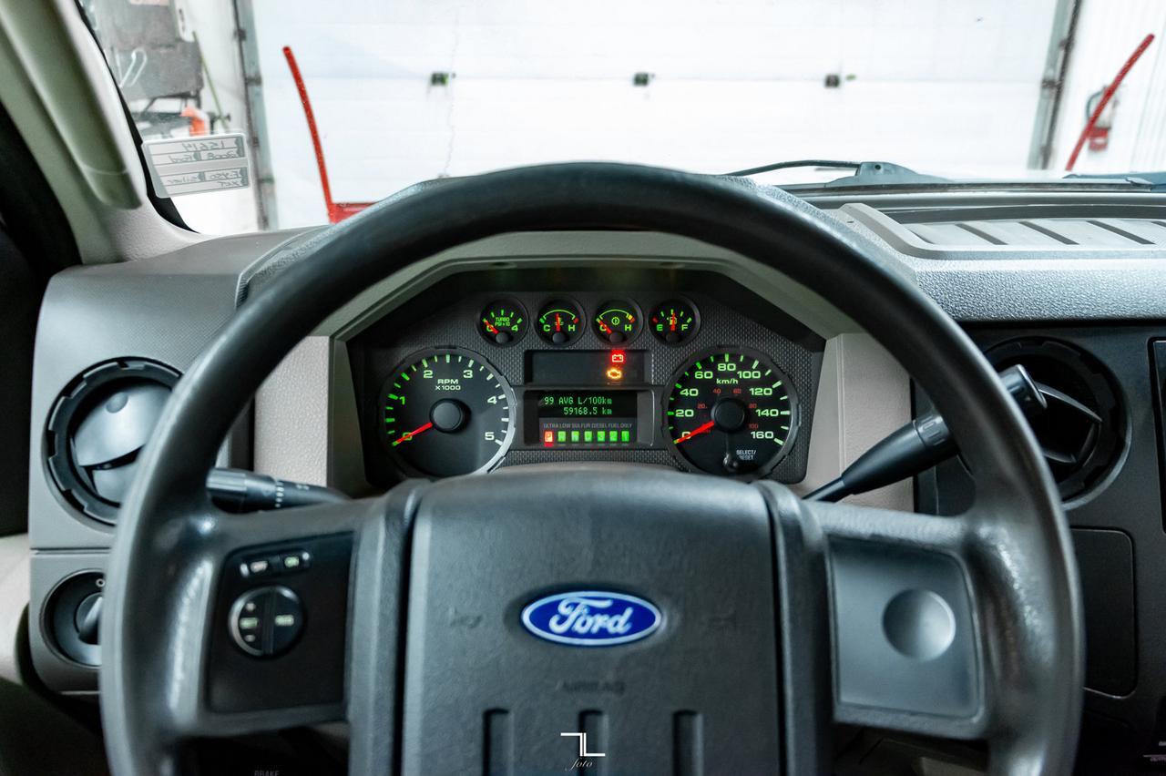 2008 Ford F-450 4x4 Reg Cab XL Snow Plow Dump Box Diesel Red Deer AB