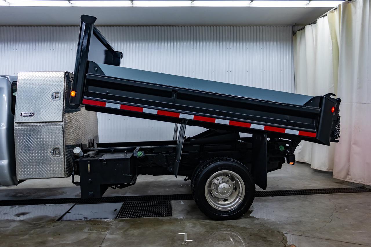 2008 Ford F-450 4x4 Reg Cab XL Snow Plow Dump Box Diesel Red Deer AB
