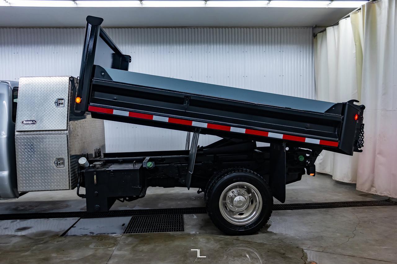 2008 Ford F-450 4x4 Reg Cab XL Snow Plow Dump Box Diesel Red Deer AB