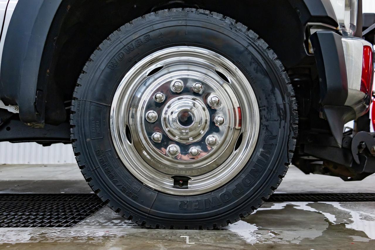 2008 Ford F-450 4x4 Reg Cab XL Snow Plow Dump Box Diesel Red Deer AB