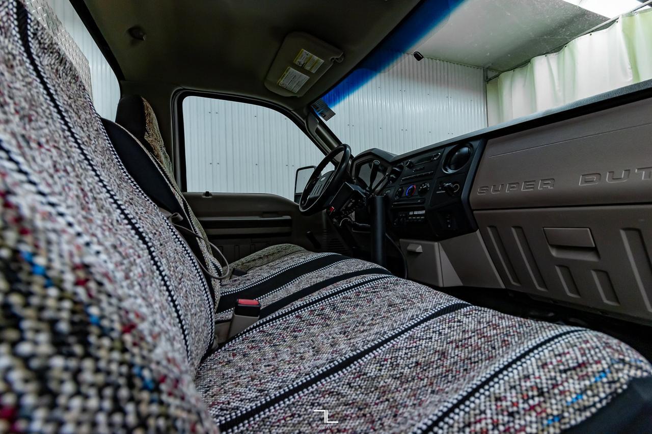 2008 Ford F-450 4x4 Reg Cab XL Snow Plow Dump Box Diesel Red Deer AB