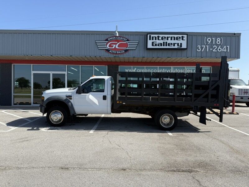 2008 Ford F-450 Diesel Stake Flatbed w/ Lift XL Collinsville OK