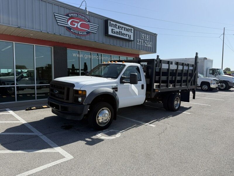 2008 Ford F-450 Diesel Stake Flatbed w/ Lift XL Collinsville OK