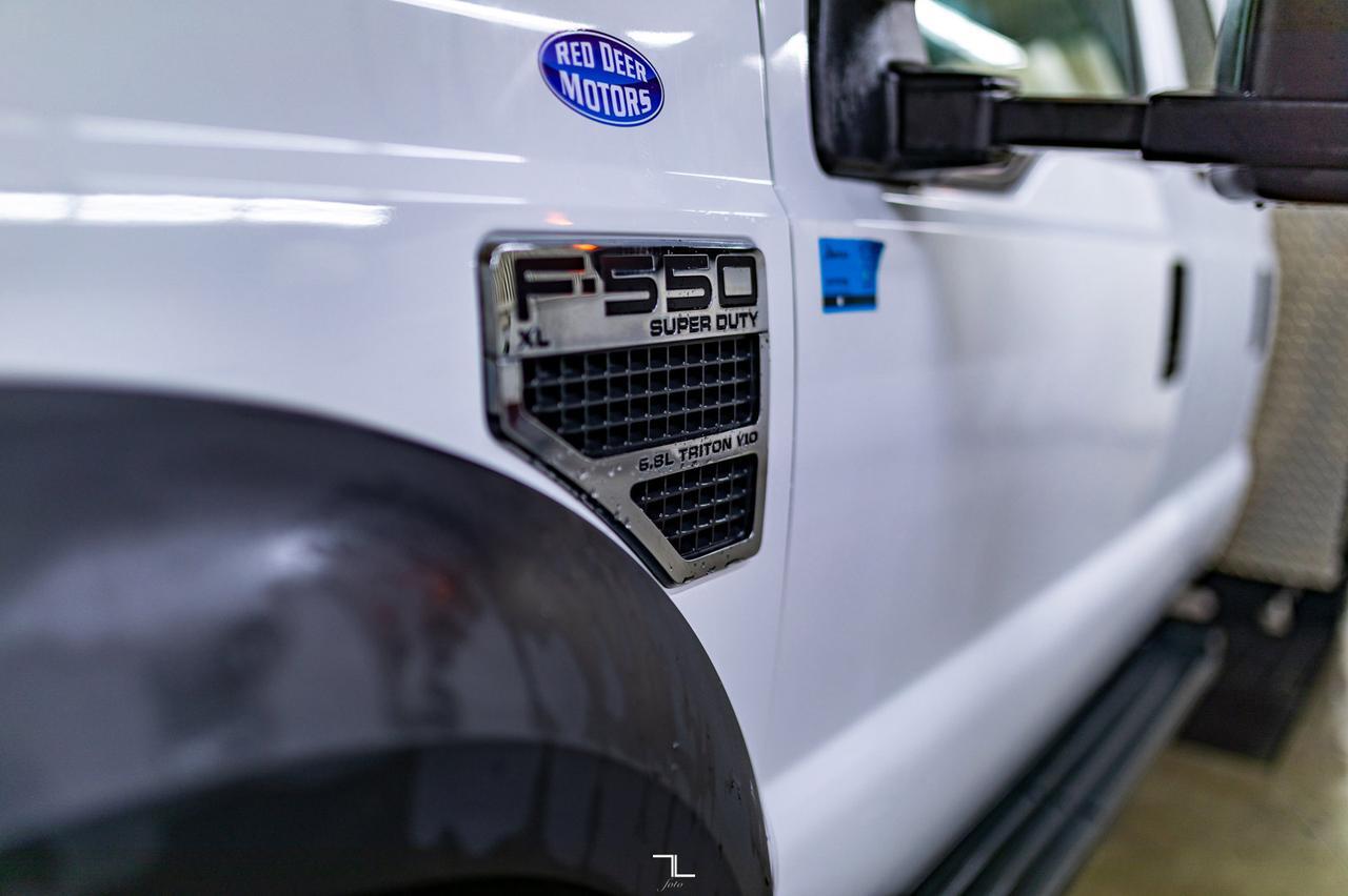 2008 Ford F-550 4x2 Crew Cab XL Deck Red Deer AB