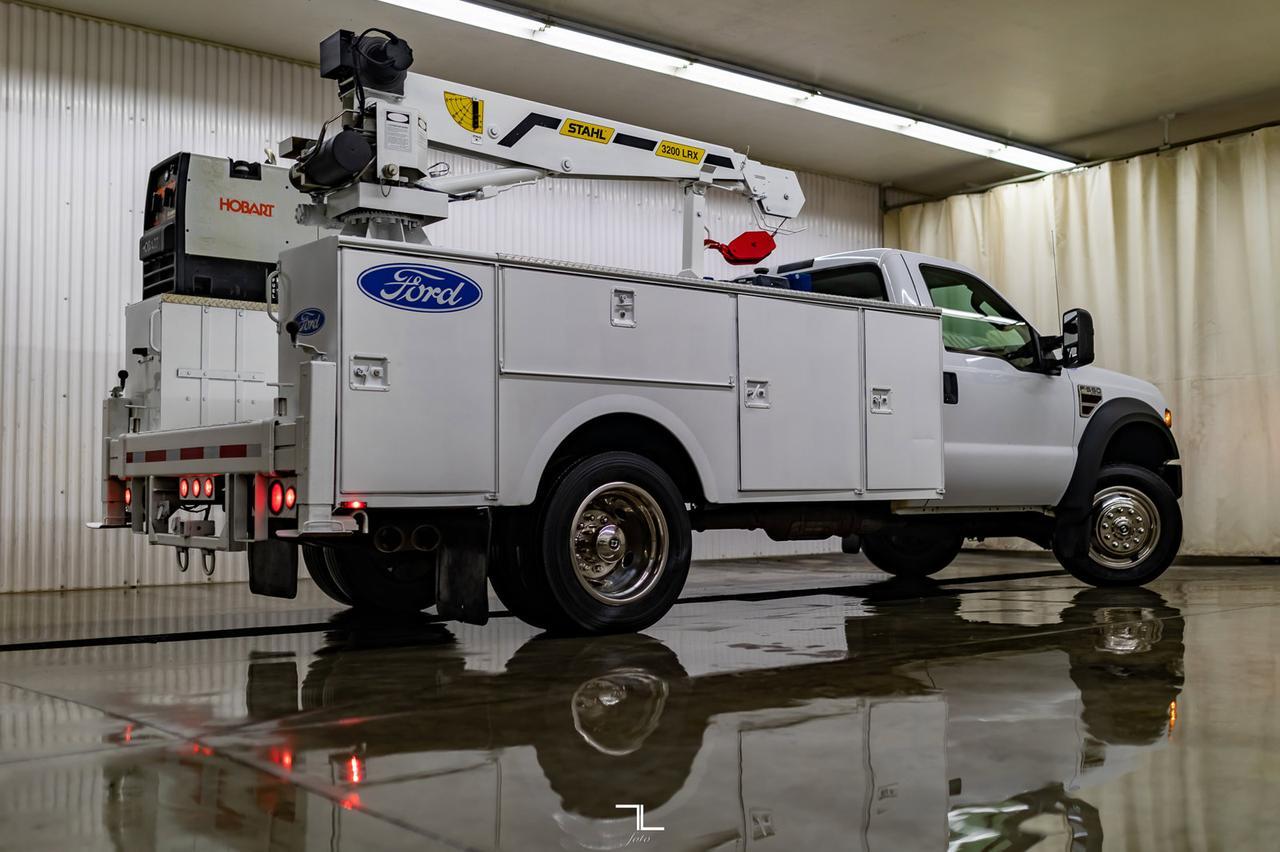 2008 Ford F-550 4x2 Reg Cab Service Body Dually  Diesel Red Deer AB