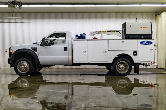 2008 Ford F-550 4x2 Reg Cab Service Body Dually  Diesel Red Deer AB
