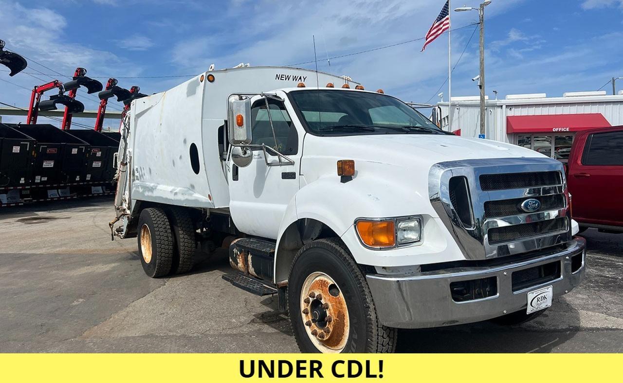 2008 Ford F750 13 yard New Way Rear Loader Garbage Truck Tampa FL