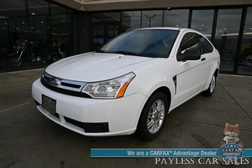 2008 Ford Focus SE / Automatic / Coupe / Power Mirrors, Windows & Locks / Air Conditioning / Keyless Entry / Aux Input / Aluminum Alloy Wheels / Block Heater / 33 MPG / Only 80K Miles / 1-Owner Anchorage AK