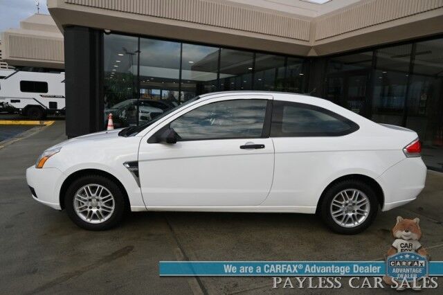 2008 Ford Focus SE / Automatic / Coupe / Power Mirrors, Windows & Locks / Air Conditioning / Keyless Entry / Aux Input / Aluminum Alloy Wheels / Block Heater / 33 MPG / Only 80K Miles / 1-Owner Anchorage AK