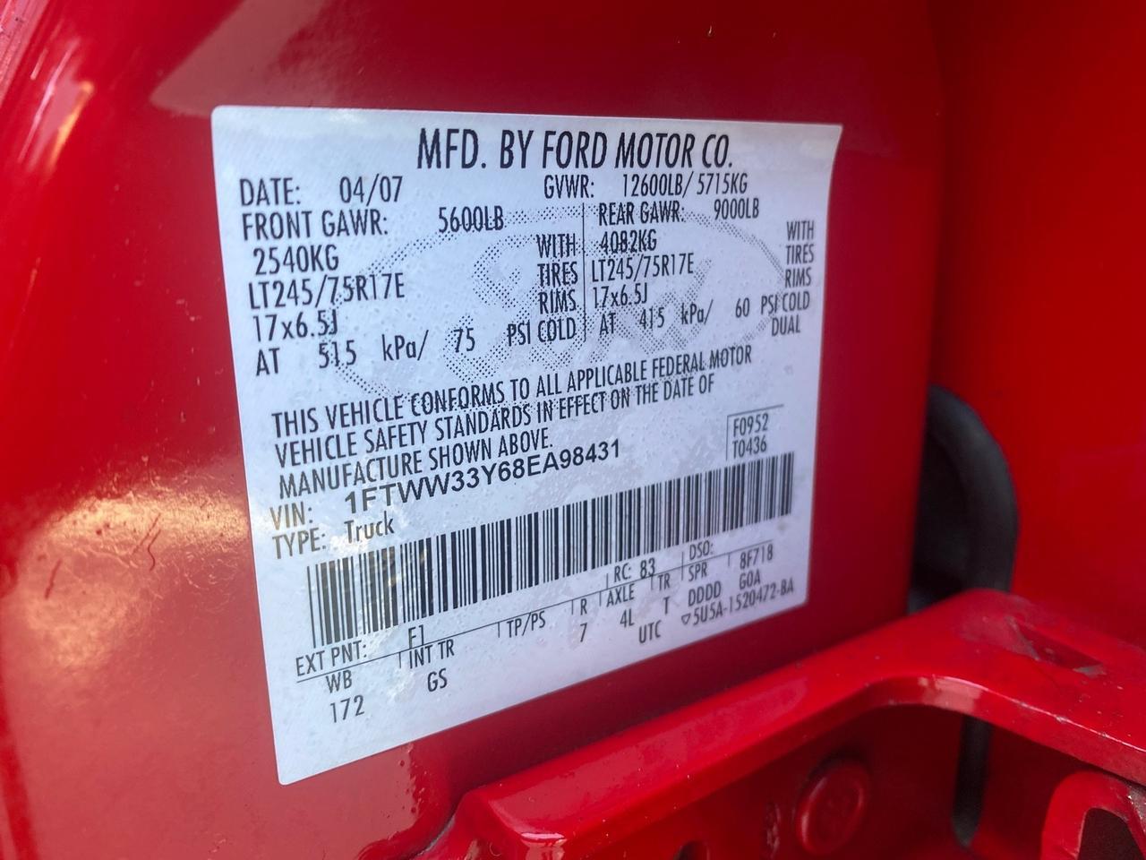 2008 Ford Super Duty F-350 DRW XL LOW MILES 43,076 4WD Pompano Beach FL