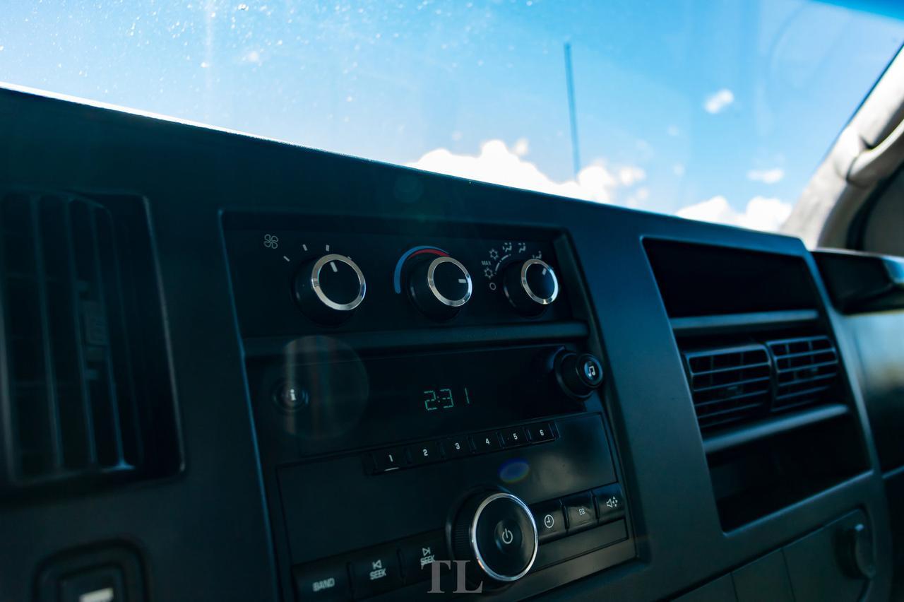 2008 GMC Savana G3500 Cutaway Cube Van Diesel Power Gate Red Deer AB