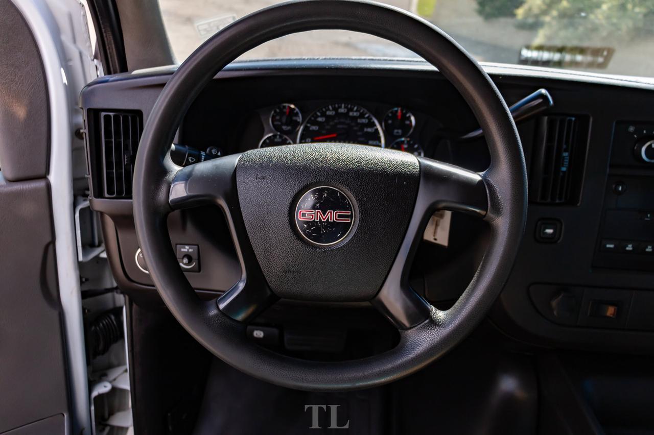 2008 GMC Savana G3500 Cutaway Cube Van Diesel Power Gate Red Deer AB