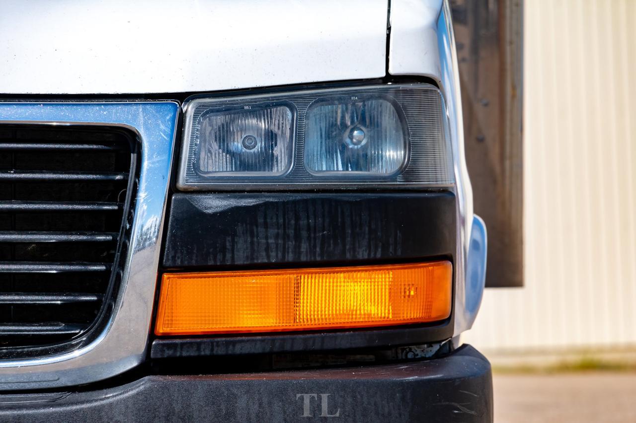 2008 GMC Savana G3500 Cutaway Cube Van Diesel Power Gate Red Deer AB