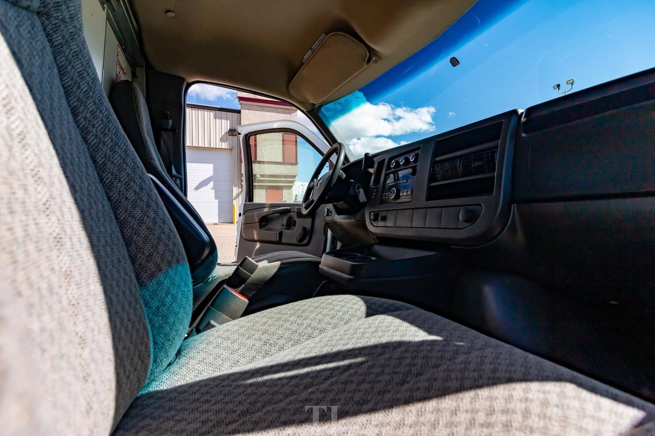 2008 GMC Savana G3500 Cutaway Cube Van Diesel Power Gate Red Deer AB