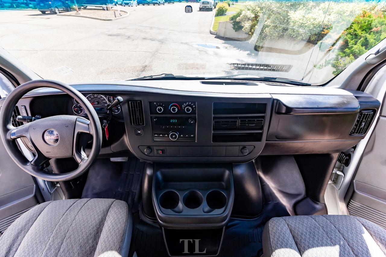 2008 GMC Savana G3500 Cutaway Cube Van Diesel Power Gate Red Deer AB