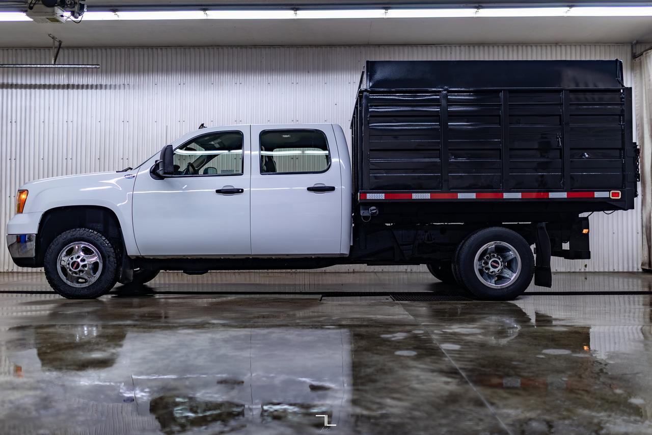 2008 GMC Sierra 3500HD 4x2 Crew Cab Dump Box Red Deer AB