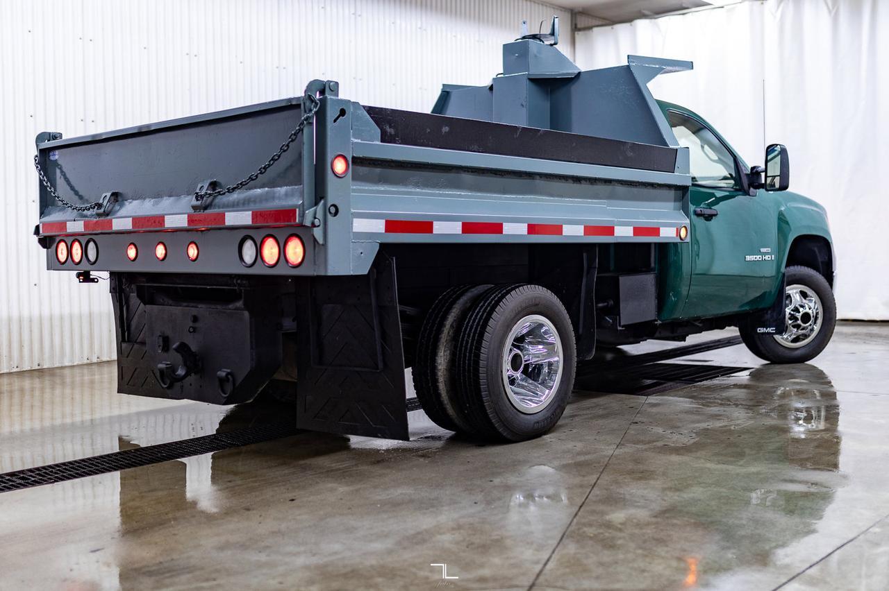 2008 GMC Sierra 3500HD 4x4 Reg Cab LT Dump Box Diesel Dually Red Deer AB