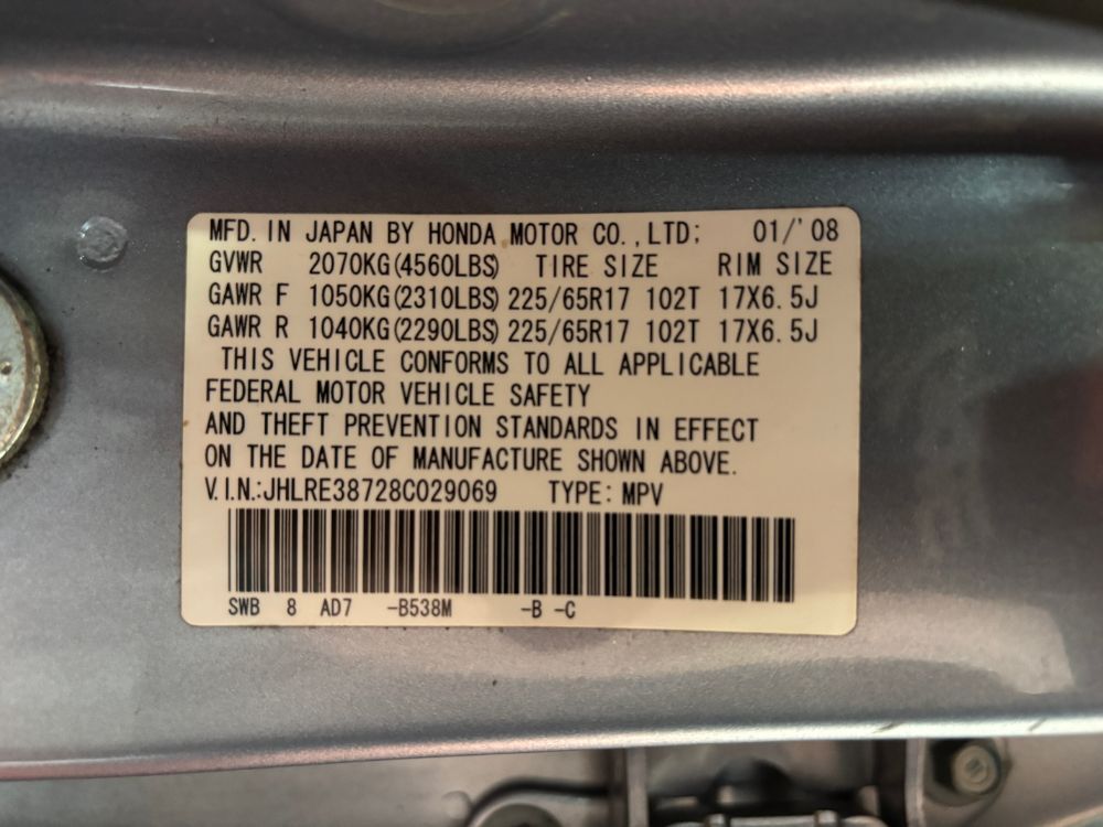 2008 Honda CR-V EX-L Franklin OH